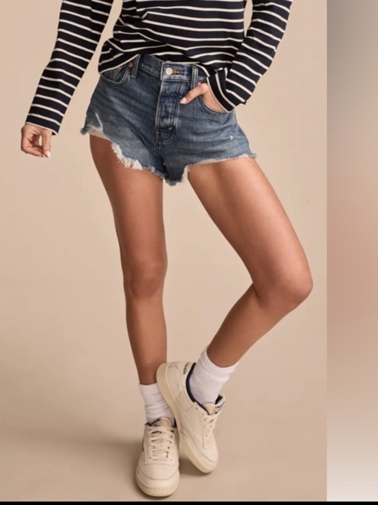 Lucky Brand Pants - Lucky Brand High-Rise Distressed Denim Shorts Festival Coachella Stagecoach NWT